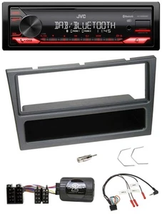 JVC Bluetooth USB DAB Lenkrad Autoradio für Opel Agila Corsa C Omega schwarz - Bild 1 von 10