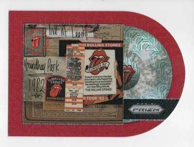 2025 The Rolling Stones Album Live at Leeds #46 Die-Cut Red Mojo Prizm /99 - Image 1 of 2