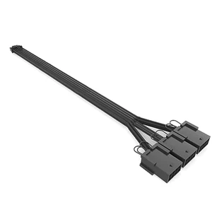 For RTX 3090Ti/4080/4090 PCIE 5.0 12VHPWR 12+4Pin to 3x8Pin Power Adapter Cable - Afbeelding 1 van 13