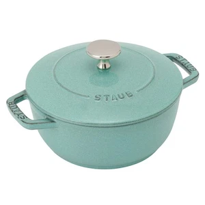 Polvo "Wanabe Salvia Verde S 16cm" Ambas Manos Esmalte Fundido Olla Arrocera 1 Taza IH - Imagen 1 de 7