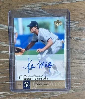 Kevin Maas Auto Upper Deck Yankees Classic Scripts 2004 Nueva York Foto 1 de 2