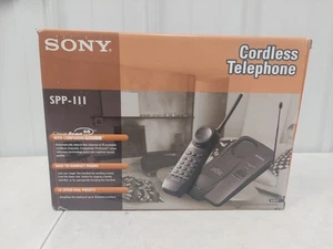 Sistema telefónico inalámbrico SONY de colección modelo base SPP-111 900 MHz base negra - Imagen 1 de 9