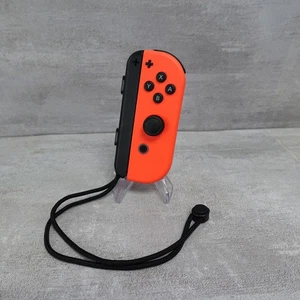Switch Joy Con Right Official Nintendo Controller with OEM Strap Neon Red Tested - Picture 1 of 14