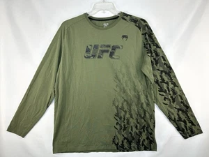 UFC Venum Shirt Fight Week Green Camo Long Sleeve Men's XL - Picture 1 of 9