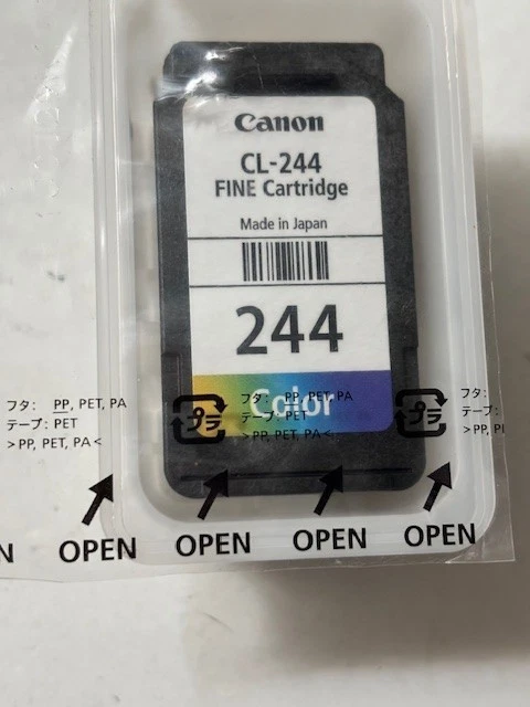Canon CL-244 Fine Printer Cartridge Pixma Sealed New with out Box - Image 1 of 1