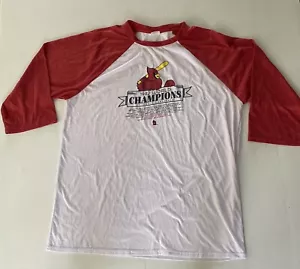 St Louis Cardinals T Shirt Size XL World Series Champion Roster 1982 - Picture 1 of 8