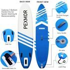 Pexmor Stand Up Paddle Board Blue Inflatable with Ankle Strap Pump Carry Bag SUP