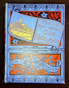 Rund um das alte England, von Clara Mateaux, 1876, viele Gravuren - Bild 1 von 2