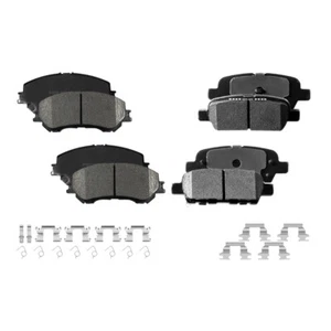 Front and Rear Ceramic Disc Brake Pads For 2014 - 2020 Nissan Rouge, Rogue Sport - Picture 1 of 6