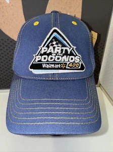 NASCAR 2013 Pocono Raceway Hat "PARTY IN THE POCONOS" Walmart 400 Racing Cap NWT - Picture 1 of 19