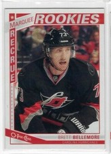 Brett Bellemore 13-14 O-Pee-Chee OPC Marquee Rookies #518 Carolina Hurricanes