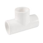 25mm x 25mm 3 Ways Metric T Shaped Tee PVC-U Drainage Pipe Connector Fitting