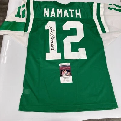 Joe Namath Signed Wilson New York Jets Vintage Jersey JSA COA - Image 1 of 4