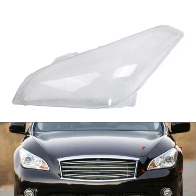 1x Left Headlight Headlamp Lens Shell Cover For Infiniti M25 M35 M37 2011-2012 - Image 1 of 4