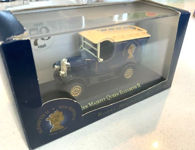 Queen Elizabeth II 70th Royal Birthday Souvenir Van Dated 1996 - 1:55 - Boxed - Image 1 of 4