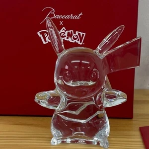 Baccarat Pokemon Collection Pikachu Glass Figure Ornament - Picture 1 of 9