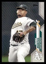 2020 Topps #463 Frankie Montas Oakland Athletics  Baseball card