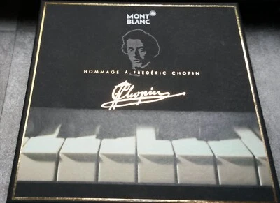 Montblanc Meisterstück Classique 145 Chopin PLATINUM Füller(Gold-Feder B)OVP NEU - Bild 1 von 4