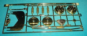 Golden T Street Rod Monogram 1/8 #2609 Gold Chrome Hubs Firewall Etc. - Picture 1 of 1