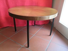 vintage Tavolino da salotto design anni 50 60 rotondo