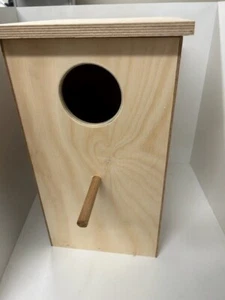 Plywood Ply 24" Parrot Nesting Nest breeding box w ladder inside & perch AUSSIE - Picture 1 of 5