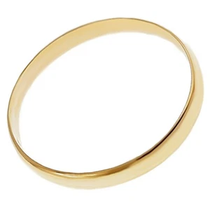 Bague Alliance 4mm Plaqué Or 18 carats - Taille 76 Disponible - Mixte - Foto 1 di 4