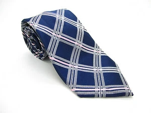 Corbata de seda multicolor patrón geométrico CLUB ROOM - Imagen 1 de 2