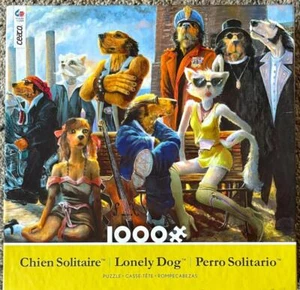 Rompecabezas Ceaco; Perro Solitario; 1000 piezas 3392-1 - Imagen 1 de 1