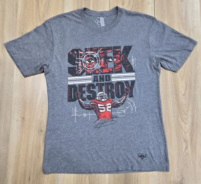 San Francisco 49ers Pro Merch T-Shirt Mens Sz Medium, Patrick Willis, Gray, NFL - Image 1 of 4