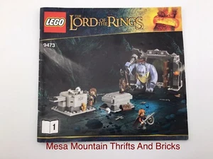 LEGO® Lord Of The Rings 9473 The Mines of Moria Instruction Manual #1 Only! - Picture 1 of 2