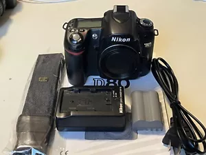 Nikon D80 10.2MP CCD camera body shutter count 12376 - Picture 1 of 11