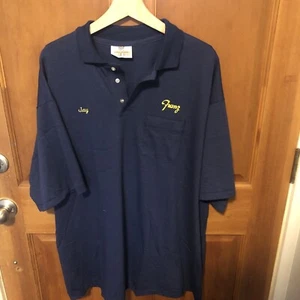 Camisa polo de trabajo ""Jay"" bordada solo para empleados Franz Bread Portland Oregon - Imagen 1 de 6
