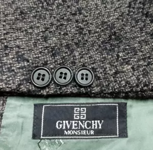 Vintage Givenchy Monsieur all worsted classic USA made suit jacket blazer 40R - Picture 1 of 11
