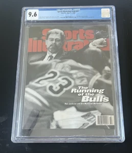 Michael Jordan Newsstand Sports Illustrated 1996 Running of the Bulls CGC 9.6 - Picture 1 of 2