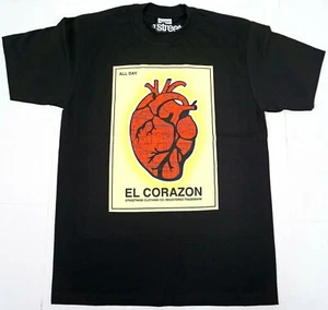 STREETWISE EL CORAZON T-shirt Urban Streetwear Tee Men's Black New - Picture 1 of 2