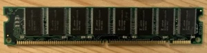 Vintage SDRAM Memory Module – 64MB, 168-Pin DIMM, PC100 (100 MHz), 3.3V - Picture 1 of 2