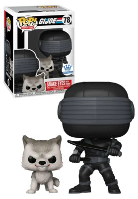 Funko POP! Retro Toys G.I. Joe #78 Snake Eyes With Timber - Limited Funko Shop E - Image 1 of 3