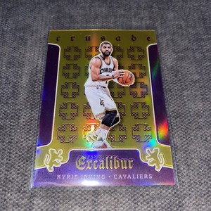 2015-16 Panini Excalibur Crusade Purple /60 Kyrie Irving #30 Bent Corner