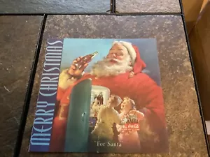 1950 Coca Cola Merry Christmas "For Santa" Card - Picture 1 of 2