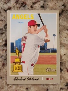 **LEER** 2019 Topps Heritage Shohei Ohtani #430 impresión corta SP - Imagen 1 de 2