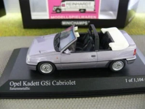 1/43 Minichamps Opel Kadett E GSi Cabriolet metálico saturno - Imagen 1 de 1