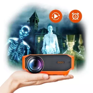 AAXA HP4 Halloween Special FX Projector with AutoPlay, 8 Halloween Movies (USED) - Picture 1 of 6