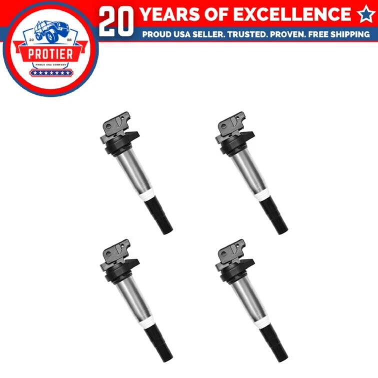 Juego de 4 bobinas de encendido compatibles con BMW Active Hybrid 3/5/7 X3 Foto 1 de 1