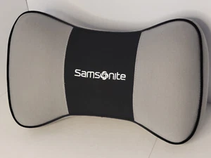Samsonite Memory Foam Neck Pillow For Car W/ Elastic Strap - Picture 1 of 3