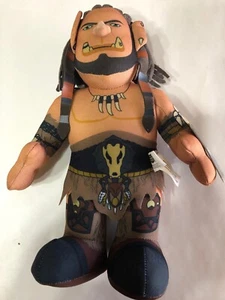 Durotan World of Warcraft Bleacher Creatures 2016 Peluche Figura Bambola 10" - Foto 1 di 9