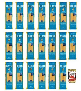 De Cecco Linguine Grandi N.407,100% Italienisch Pasta Nudeln 20x 500g+Polpa 400g - Bild 1 von 1