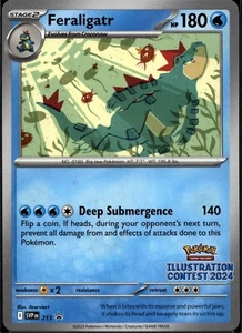 Pokemon TCG 2024 Illustration Feraligatr 213 Sv: Scarlet & Violet Promo Card - Picture 1 of 1