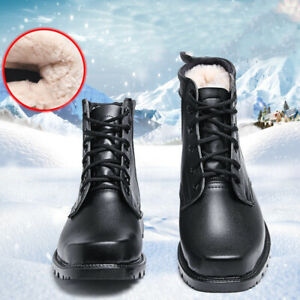 Chaussures chaudes homme Winter Plus coton velours outillage tactique haut de gamme bottes de neige