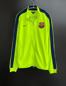 Nike FC Barcelona Men's Track Jacket Sz M Full Zip Up Barca Limited Edition N98 - Picture 1 of 14