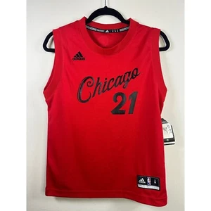 Adidas NBA 2016 Christmas Day Chicago Bulls Jimmy Butler #21 Jersey Size M Youth - Picture 1 of 11